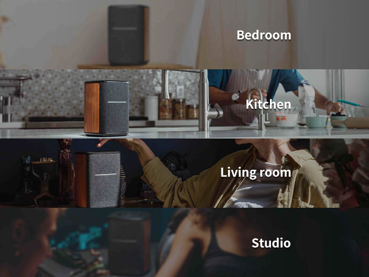 EDIFIER MS50A bluetooth in bedroom, kitchen, living room, studio