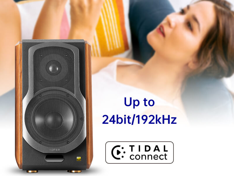 TIDAL connect, up to 24bit/192kHz