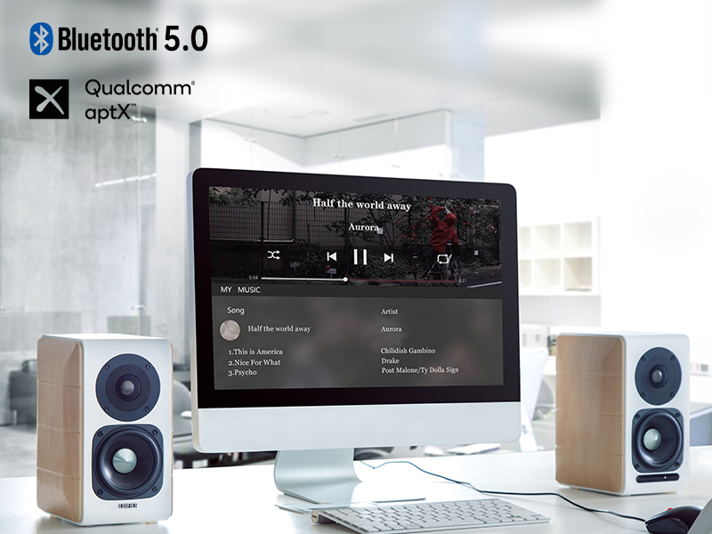 edifier speakers, bluetooth 5.0, qualcomm aptx