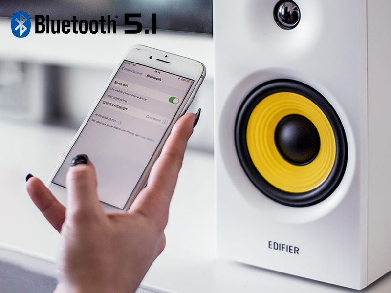 Bluetooth 5.1 с белым динамиком Edifier